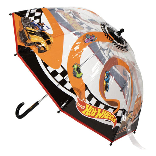 Hot Wheels Race bērnu caurspīdīgais lietussargs √ò71 cm