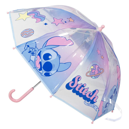 Disney Lilo un Stitch Universe bērnu caurspīdīgais lietussargs √ò71 cm