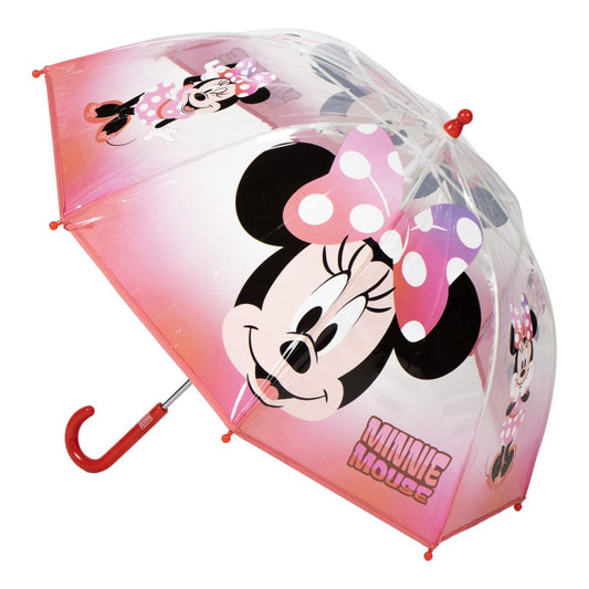 Disney Minnie Jautrs bērnu caurspīdīgs lietussargs √ò71 cm