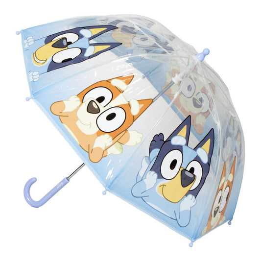 Bluey Puddle bērnu caurspīdīgais lietussargs √ò71 cm