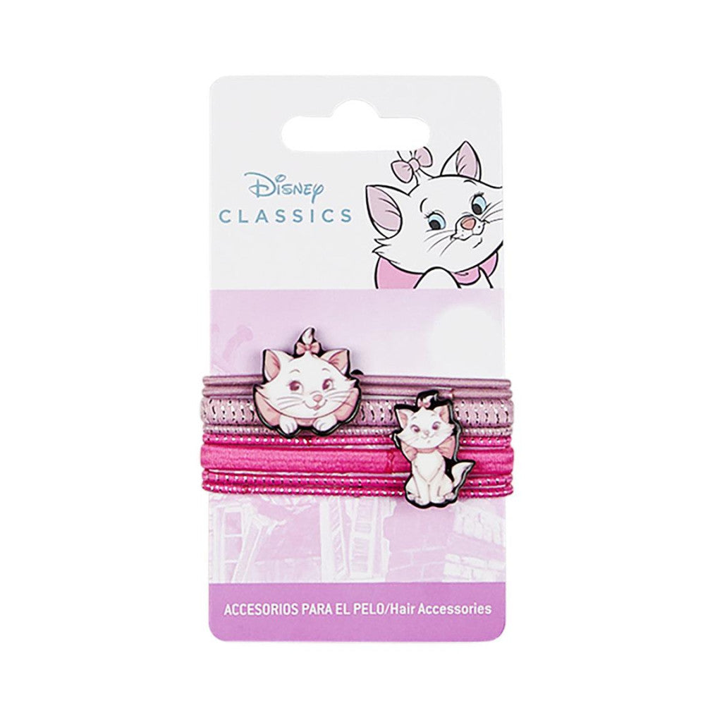 Disney Marie rozā matu gumijas komplekts 4 gab.