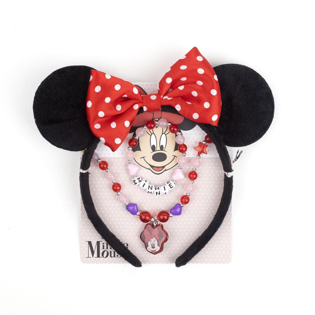 Disney Minnie piekariņu rotaslietu un galvas saites komplekts