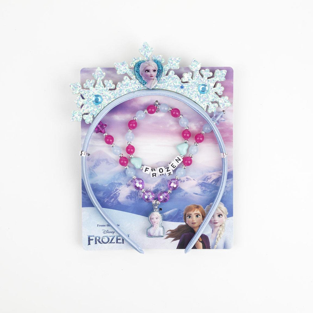 Disney Frozen karaliski zils rotaslietu un galvas saites komplekts