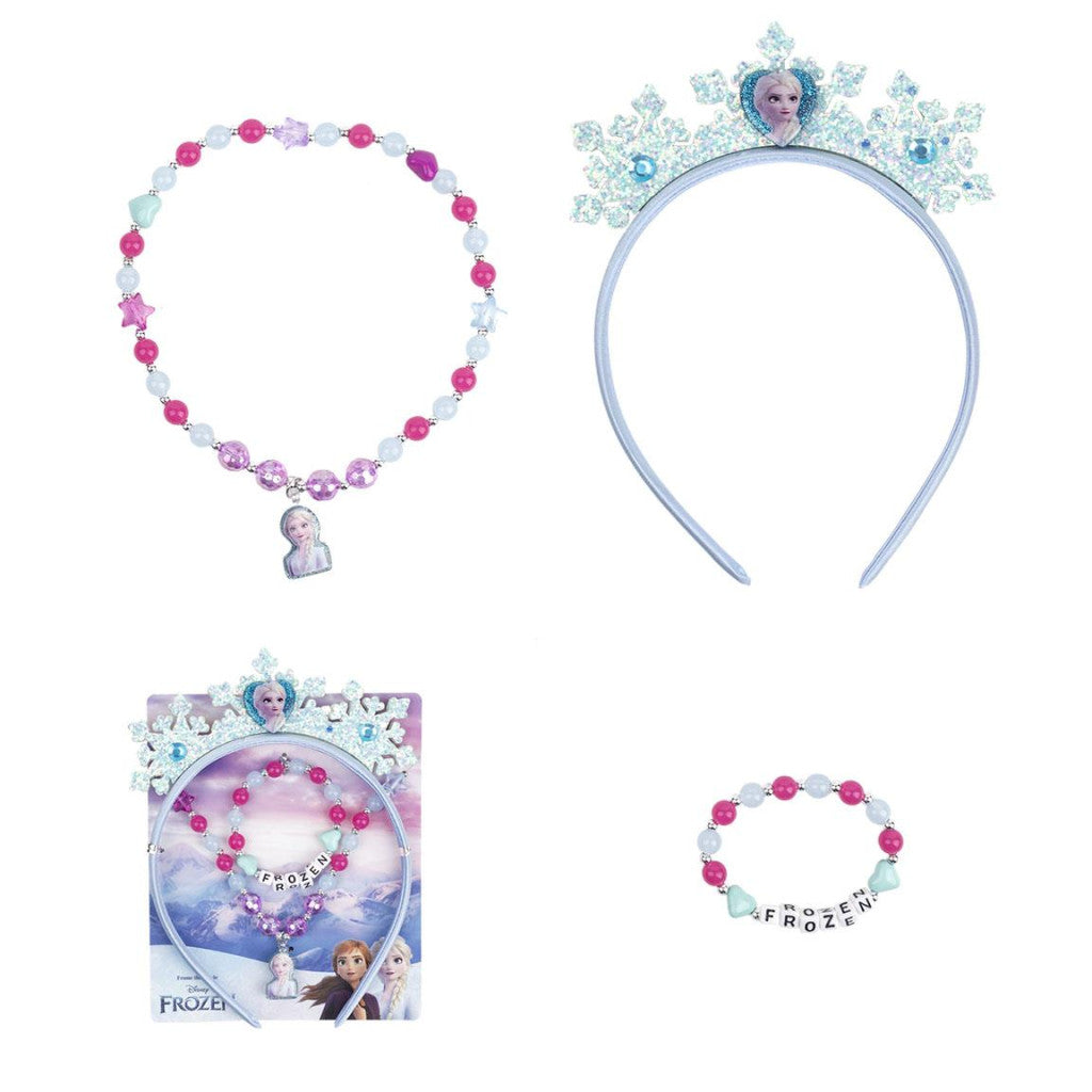 Disney Frozen karaliski zils rotaslietu un galvas saites komplekts