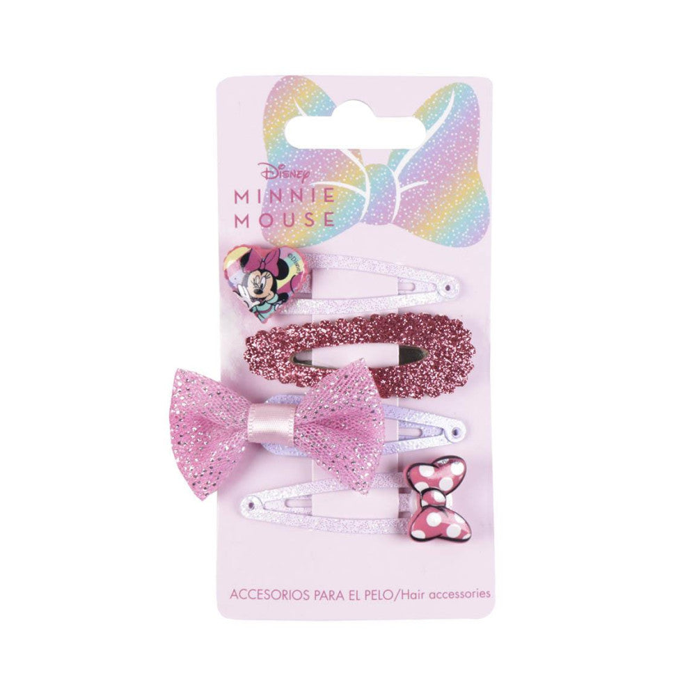 Disney Minnie matu sprādžu komplekts (4 gab.)