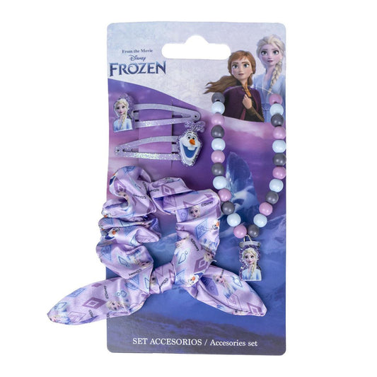 Disney Frozen dzirkstošo kaklarotu un matu aksesuāru komplekts