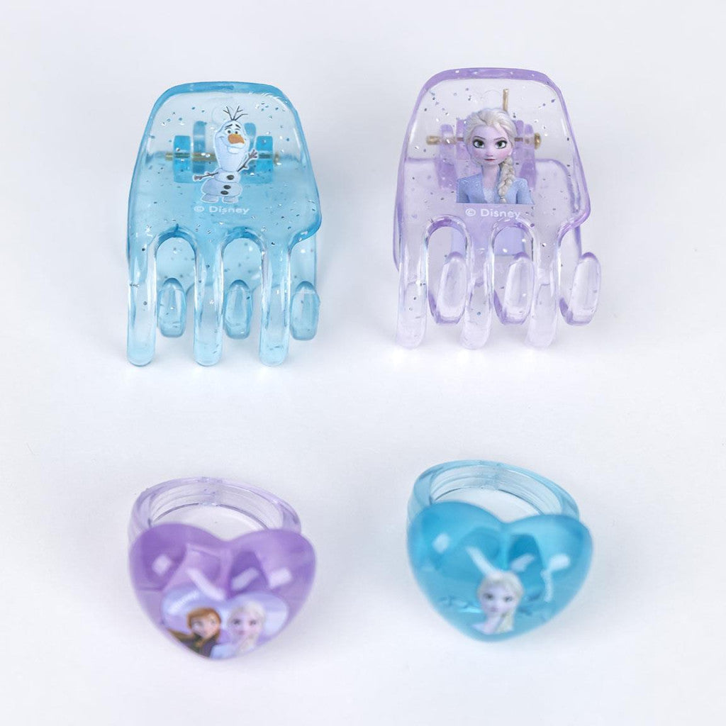 Disney Frozen mirdzošo rotaslietu un matu aksesuāru komplekts, 30 daļas