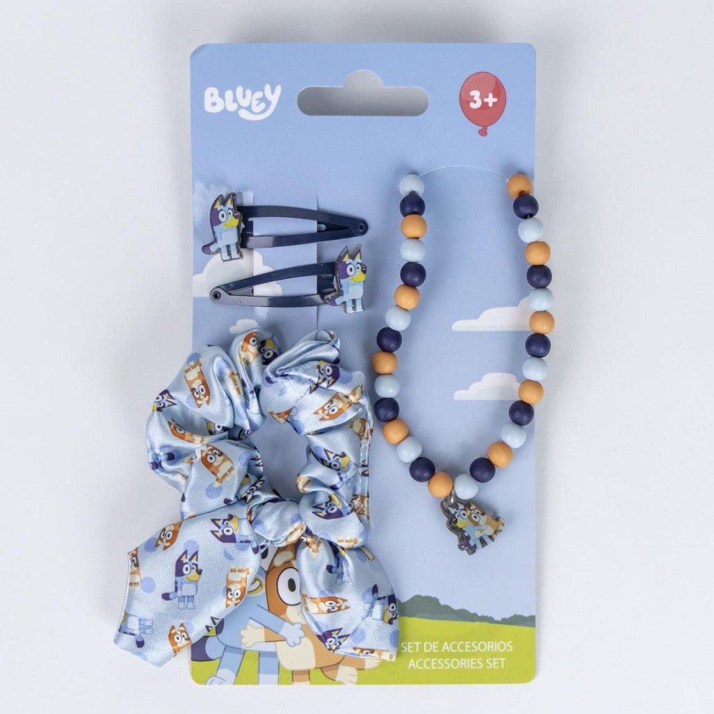Bluey Happy Vibes kaklarotu un matu aksesuāru komplekts