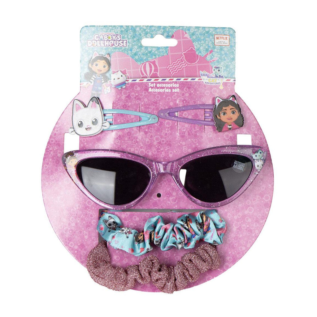 Gabby's Dollhouse saulesbriļļu un matu aksesuāru komplekts