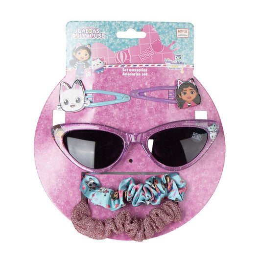 Gabby's Dollhouse saulesbriļļu un matu aksesuāru komplekts