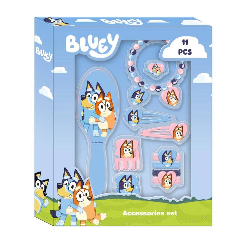 Bluey 11 daļu matu aksesuāru komplekts