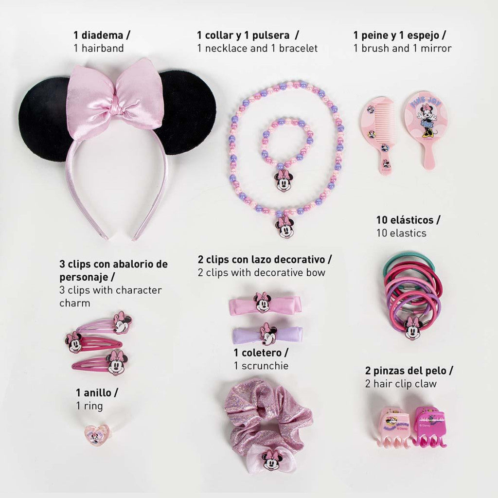 Disney Minnijas pārvērtību rotaslietu un matu aksesuāru komplekts