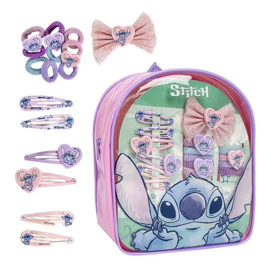 Disney Lilo un Stitch Citplanētiešu mīlestības matu aksesuāru komplekts somiņā