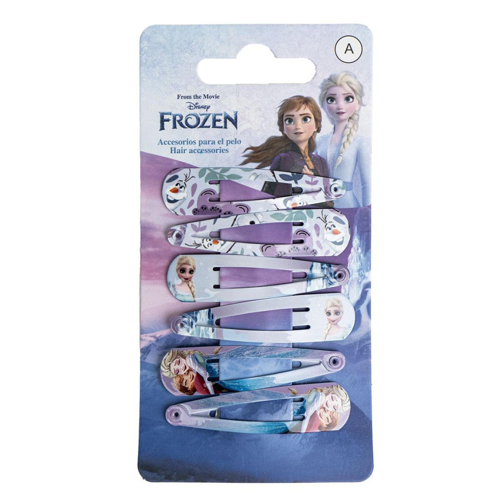 Disney Frozen sniegpārslu 6 matu sprādžu komplekts