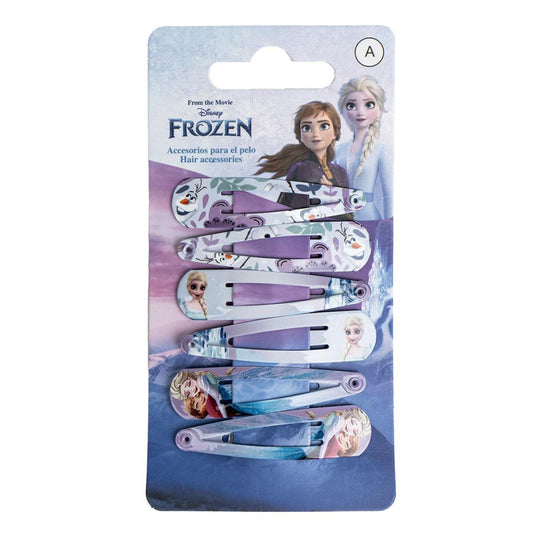 Disney Frozen sniegpārslu 6 matu sprādžu komplekts