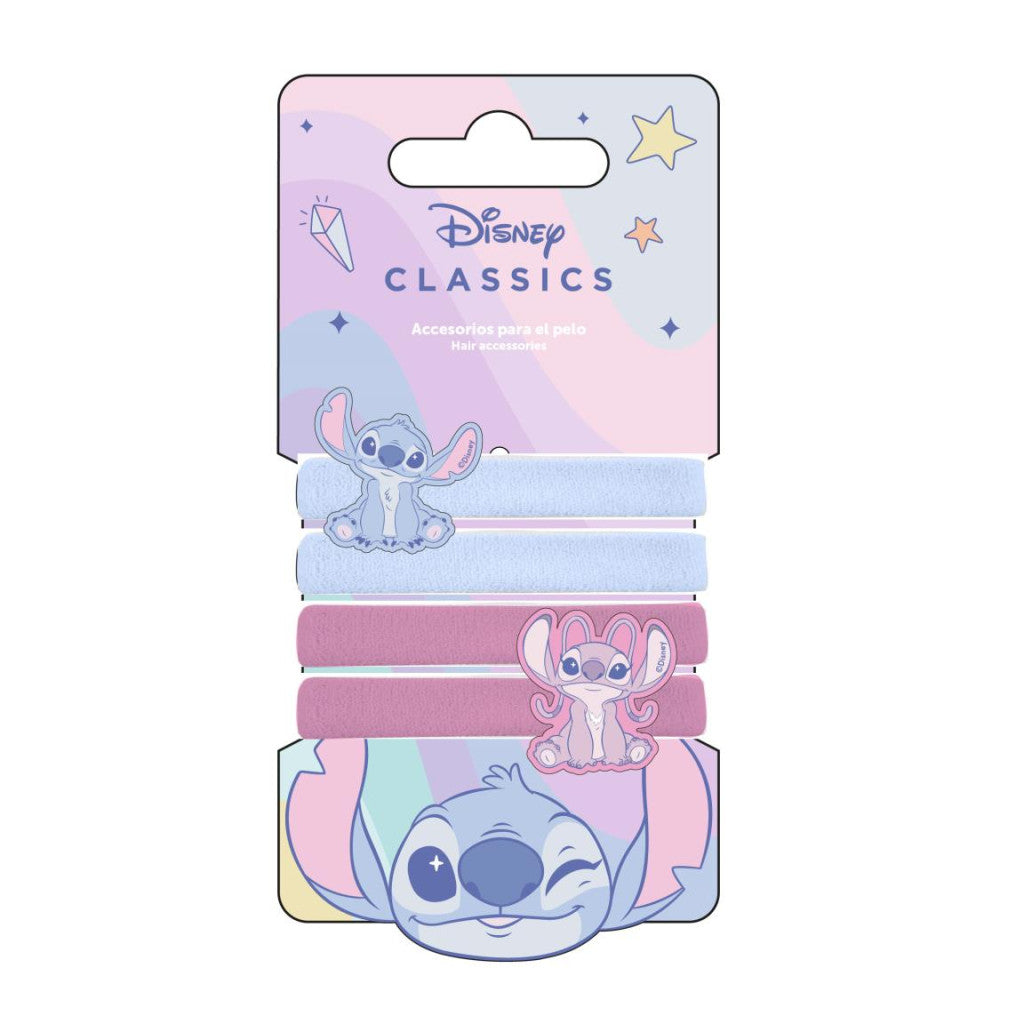 Disney Lilo un Stitch eņģeļu matu saitīšu komplekts, 4 gab.