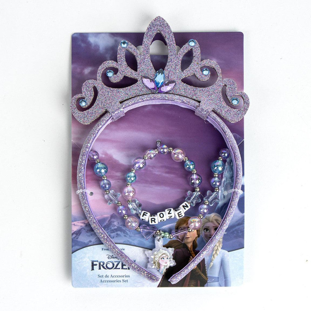 Disney Frozen sniegpārslu rotaslietu un galvas saites komplekts