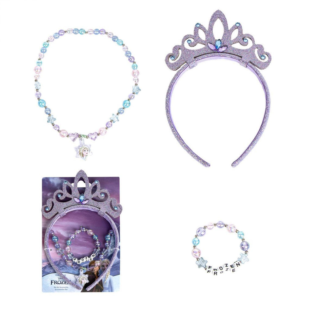 Disney Frozen sniegpārslu rotaslietu un galvas saites komplekts