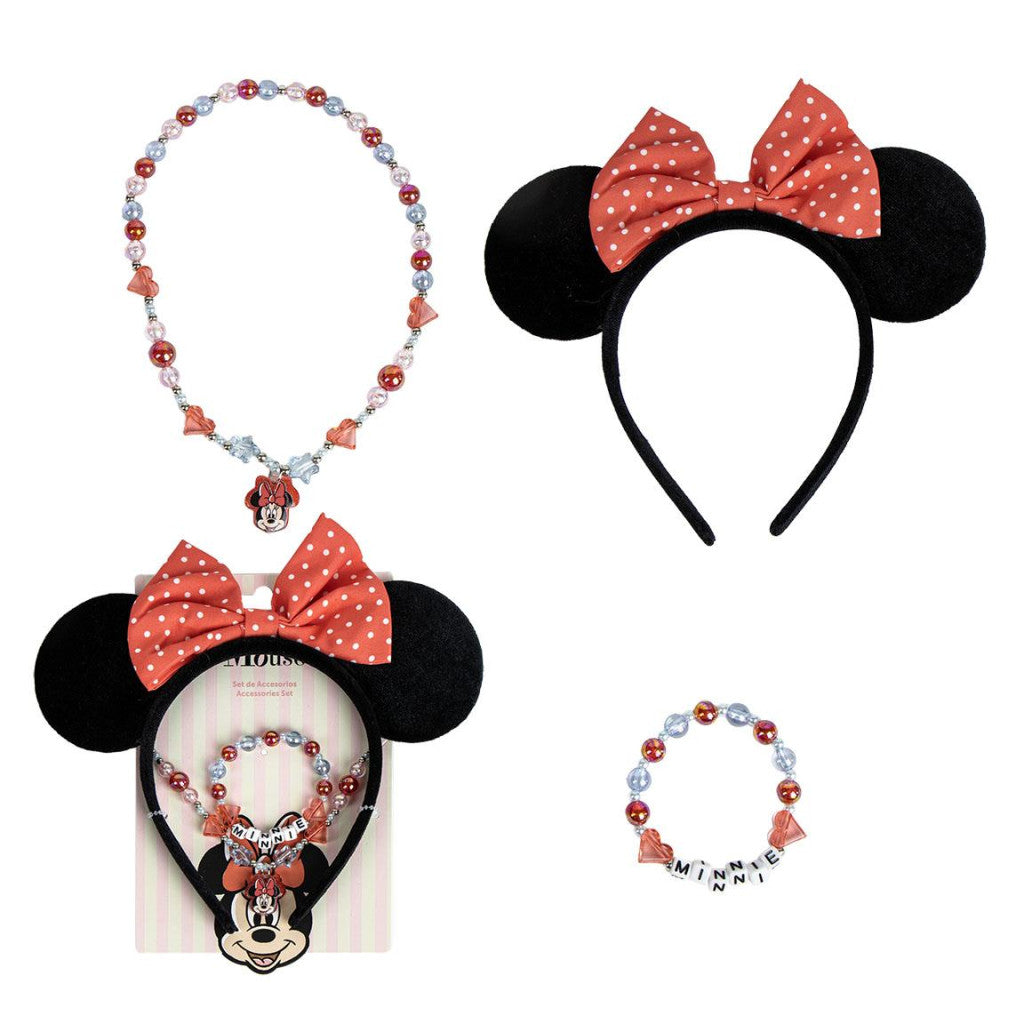 Disney Minnijas ausu rotaslietu un galvas saites komplekts