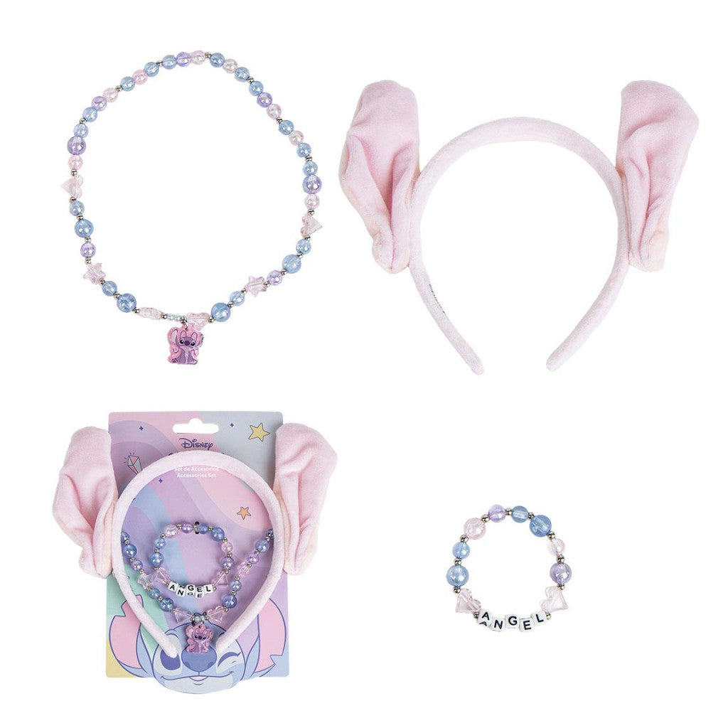 Disney Lilo un Stitch eņģeļu rotaslietu un galvas saites komplekts