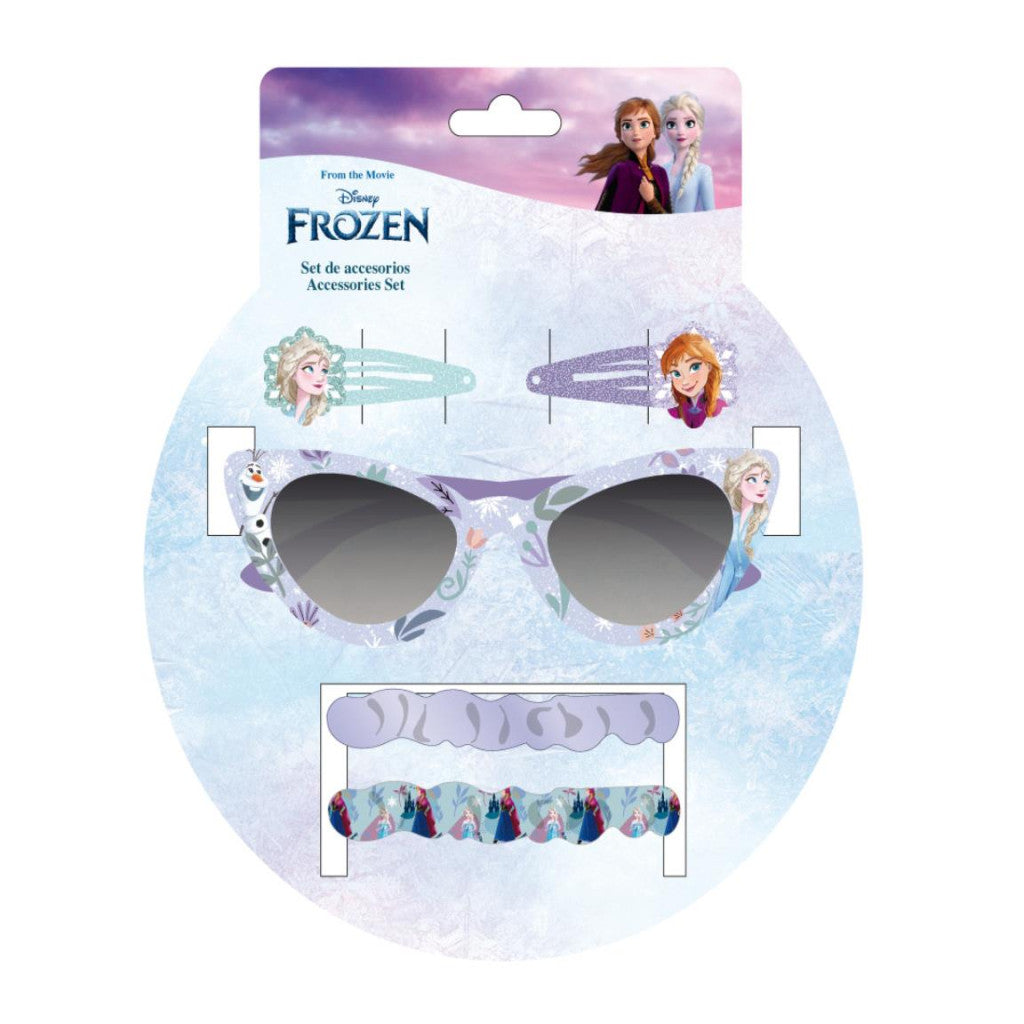 Disney Frozen saulesbriļļu un matu aksesuāru komplekts