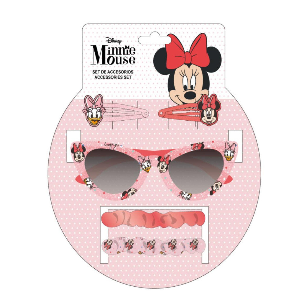 Disney Minnie saulesbriļļu un matu aksesuāru komplekts