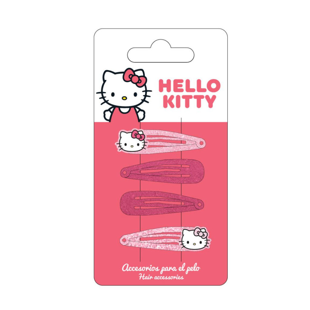 Hello Kitty saldo matu sprādžu komplekts 4 gab.