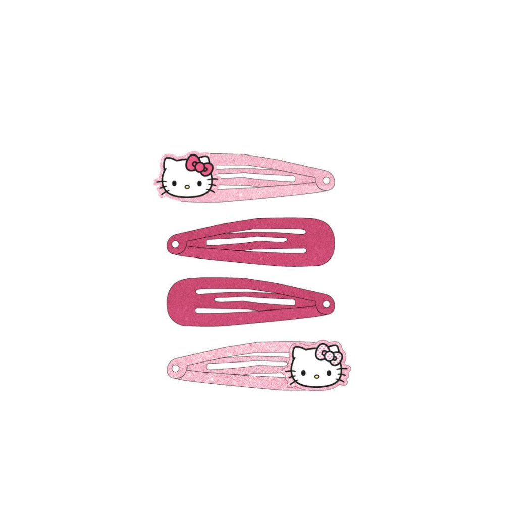 Hello Kitty saldo matu sprādžu komplekts 4 gab.