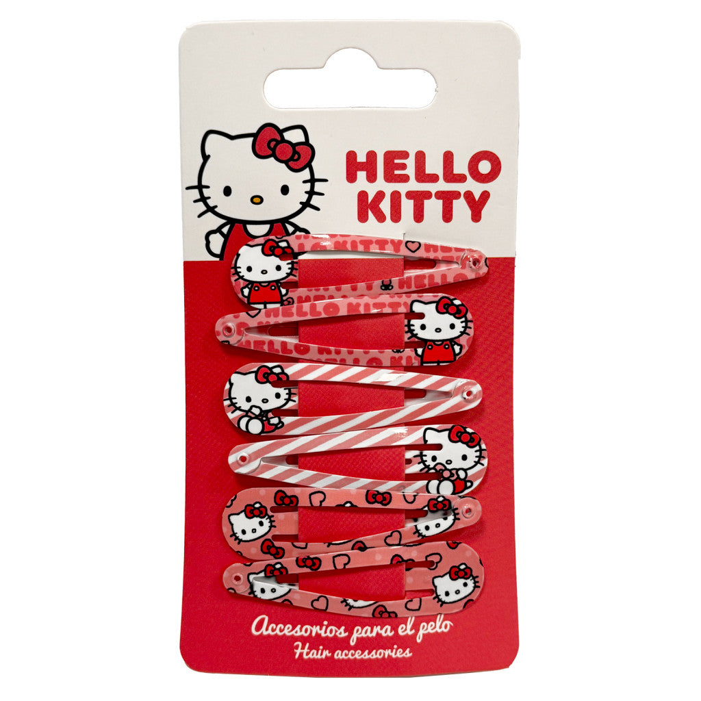 Hello Kitty Sweet 6 matu sprādžu komplekts