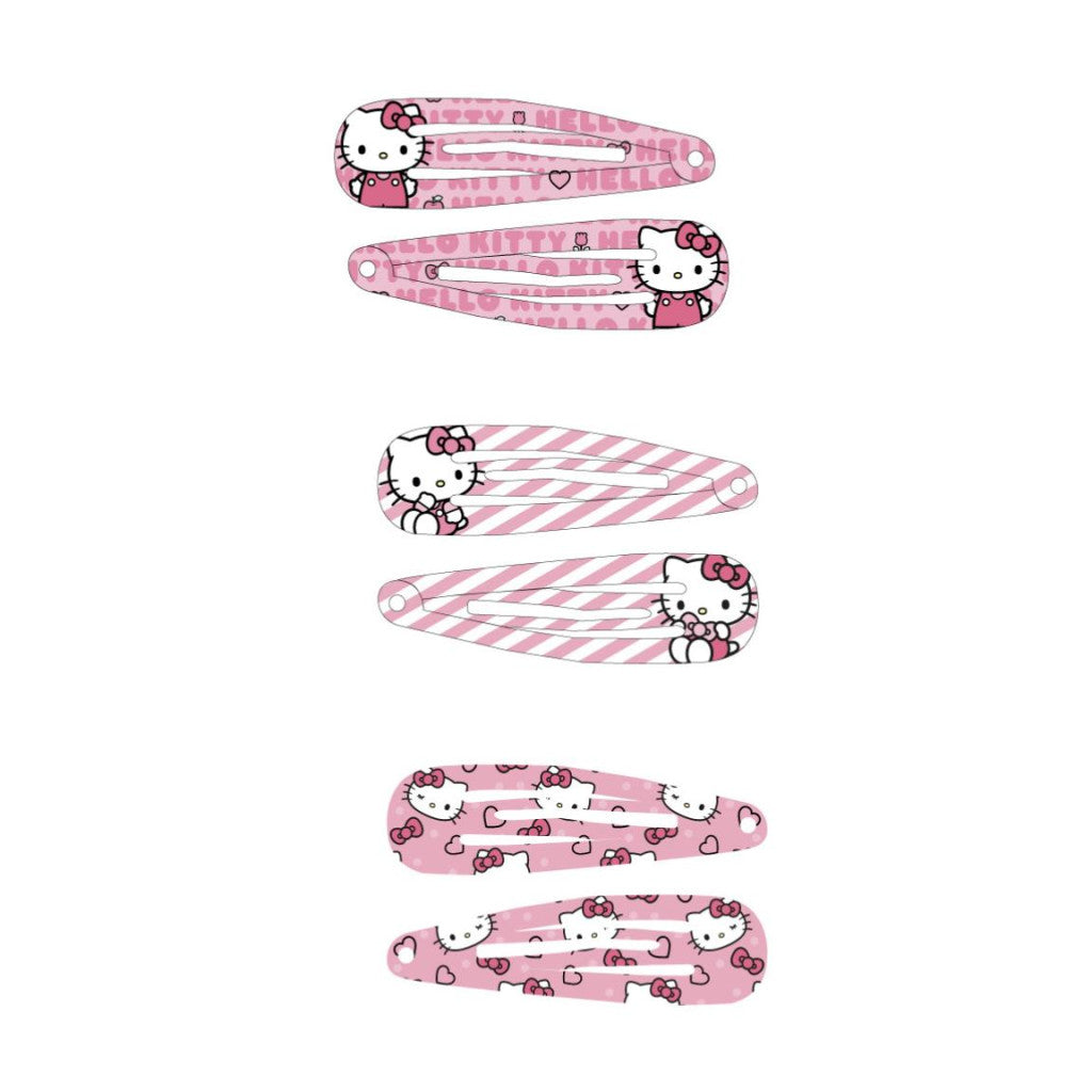 Hello Kitty Sweet 6 matu sprādžu komplekts