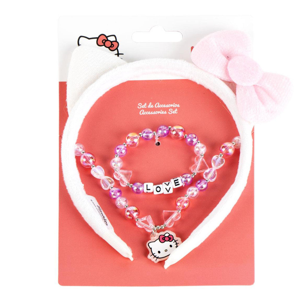 Hello Kitty Sweet rotaslietu un galvas saites komplekts
