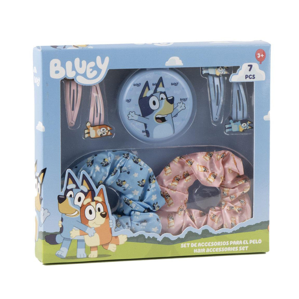 Bluey Happy matu aksesuāru komplekts, 7 daļas