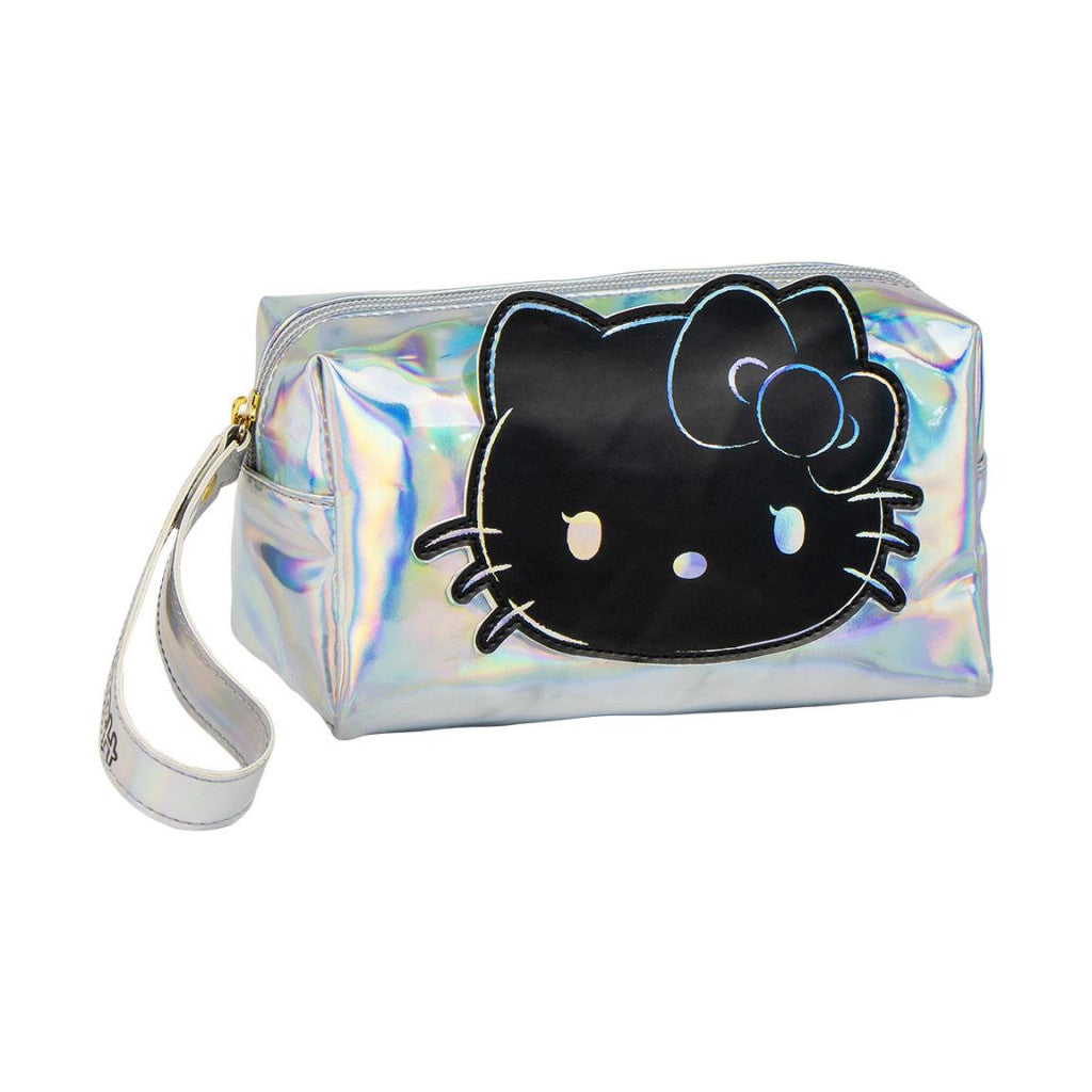 Hello Kitty hologrāfiska kosmētikas somiņa 18 cm