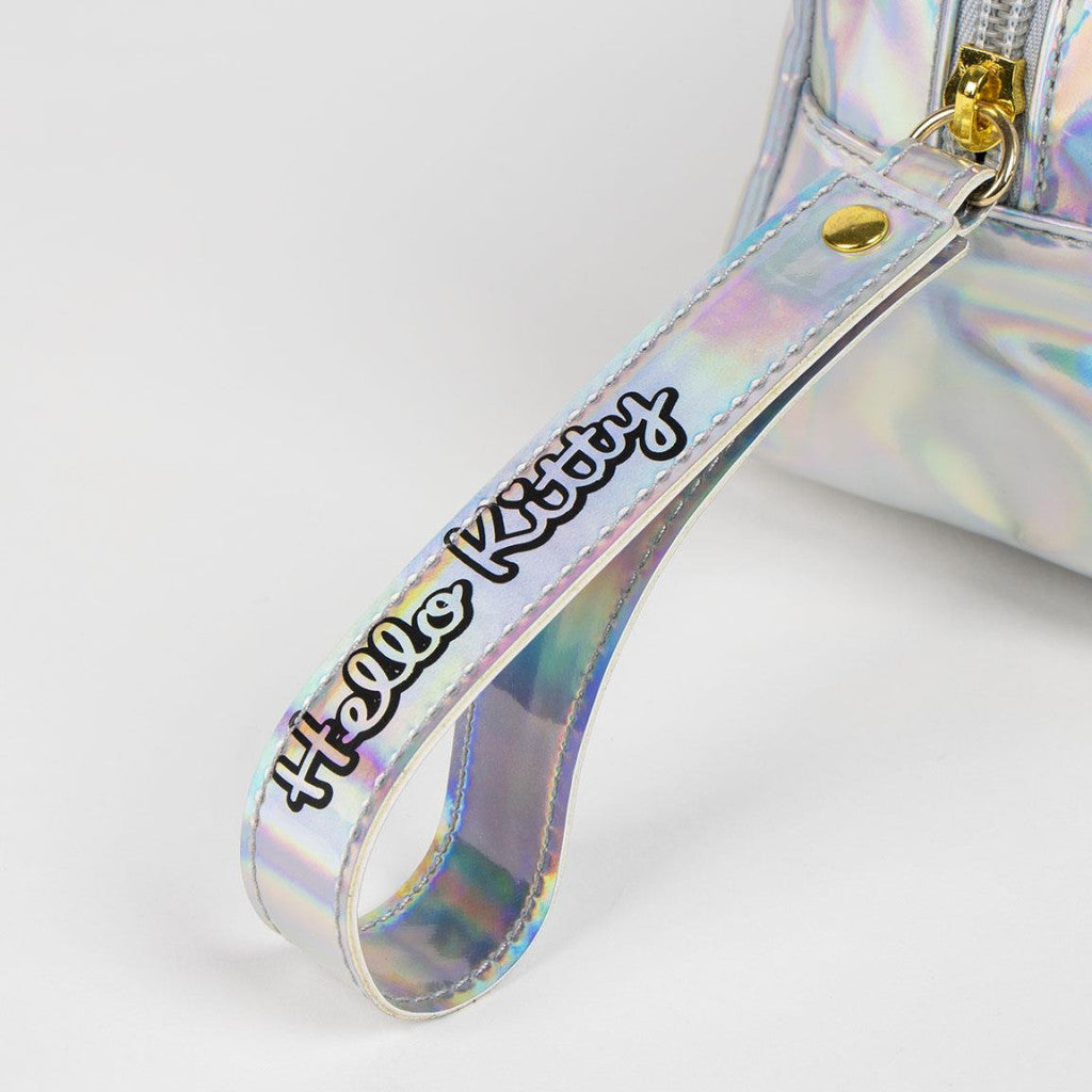 Hello Kitty hologrāfiska kosmētikas somiņa 18 cm