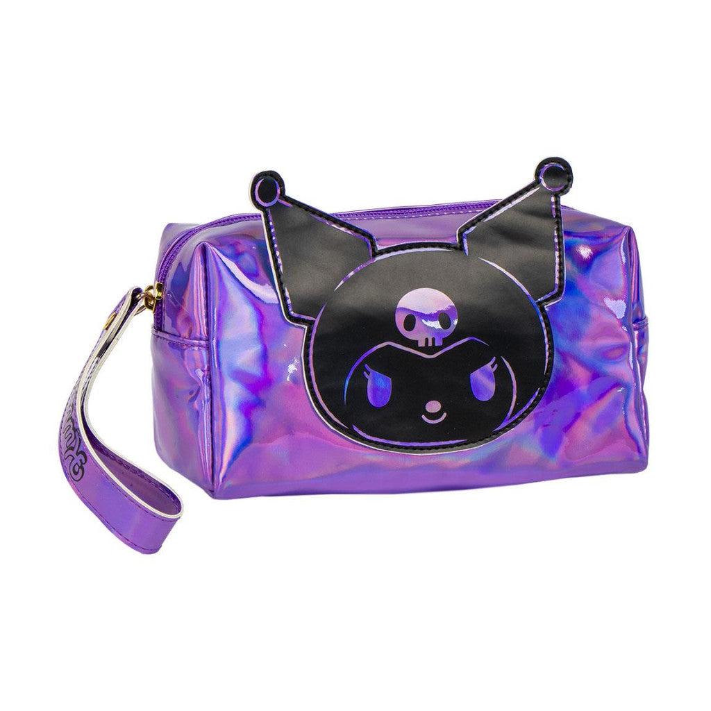 Hello Kitty hologrāfiska Kuromi kosmētikas somiņa 18 cm