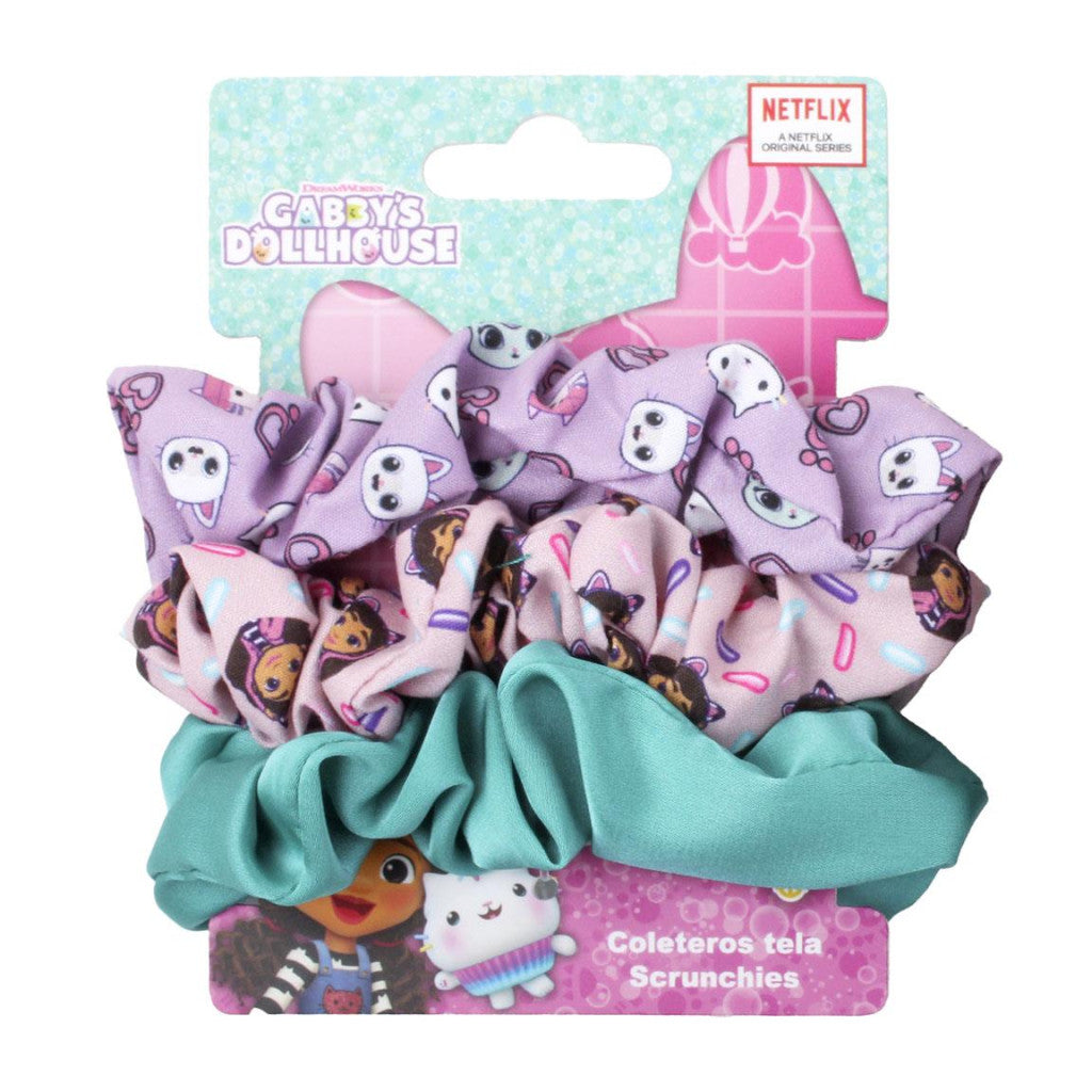 Gabby's Dollhouse Adventures matu gumijas komplekts, 3 gab.