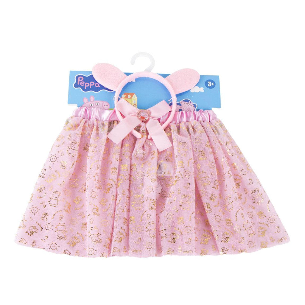 Peppa Pig Gold bērnu svārku un galvas saites komplekts 3-8 gadi / 98-128 cm