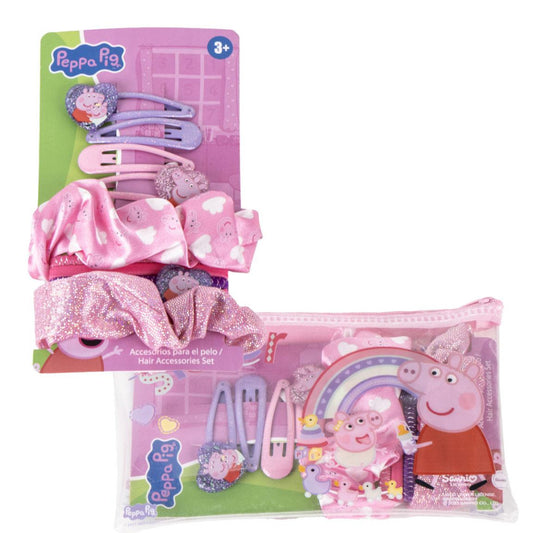 Peppa Pig Varavīksnes matu sprādze, matu lentīšu komplekts