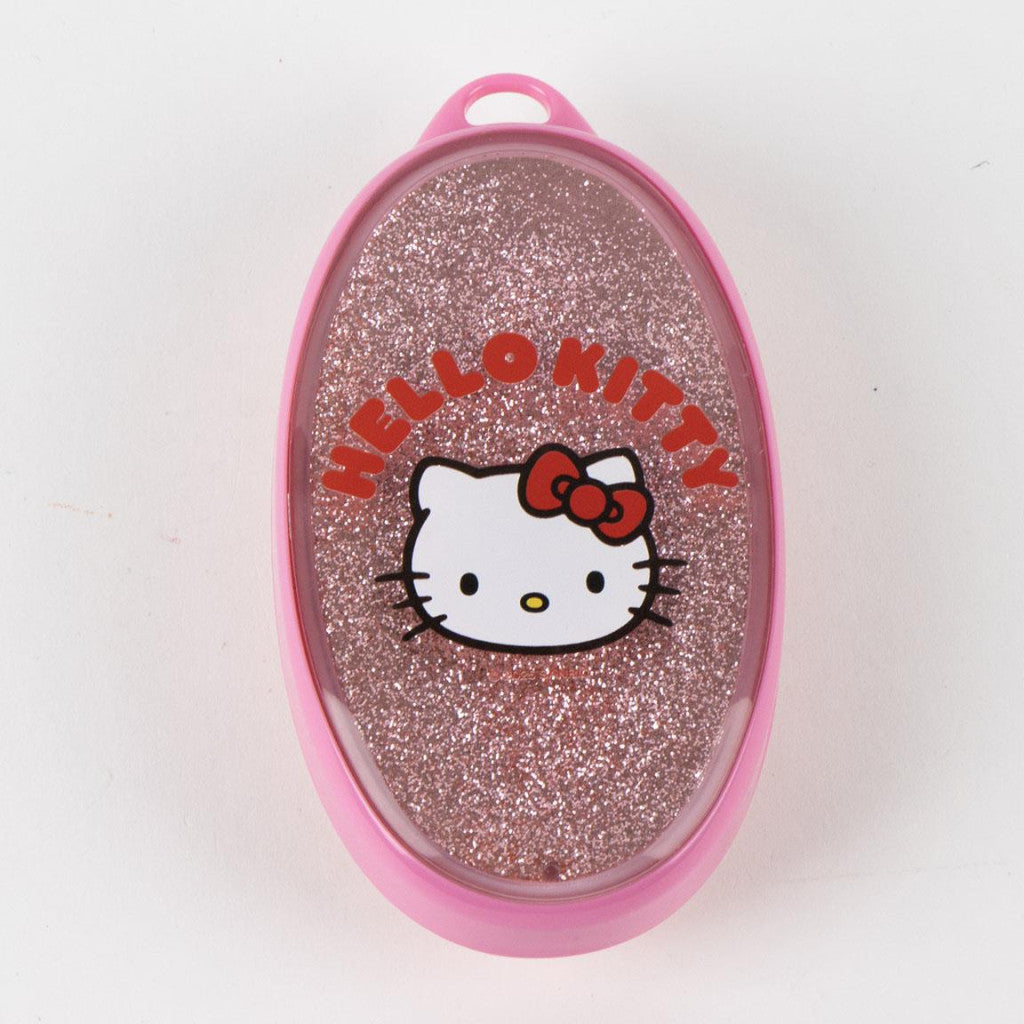 Hello Kitty rozā mirdzoša matu suka 13 cm