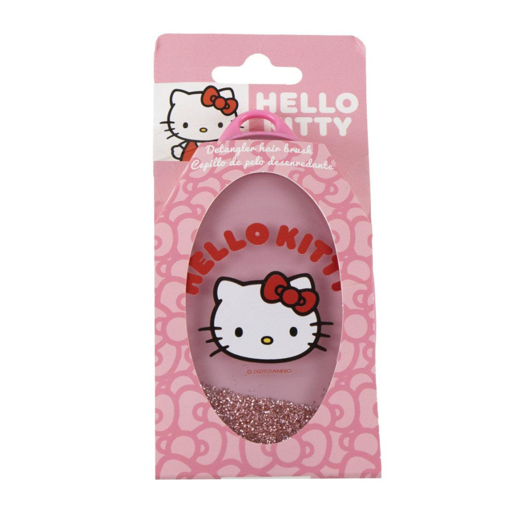 Hello Kitty rozā mirdzoša matu suka 13 cm
