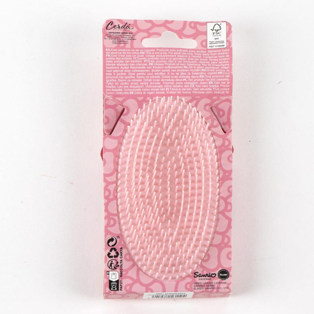 Hello Kitty rozā mirdzoša matu suka 13 cm