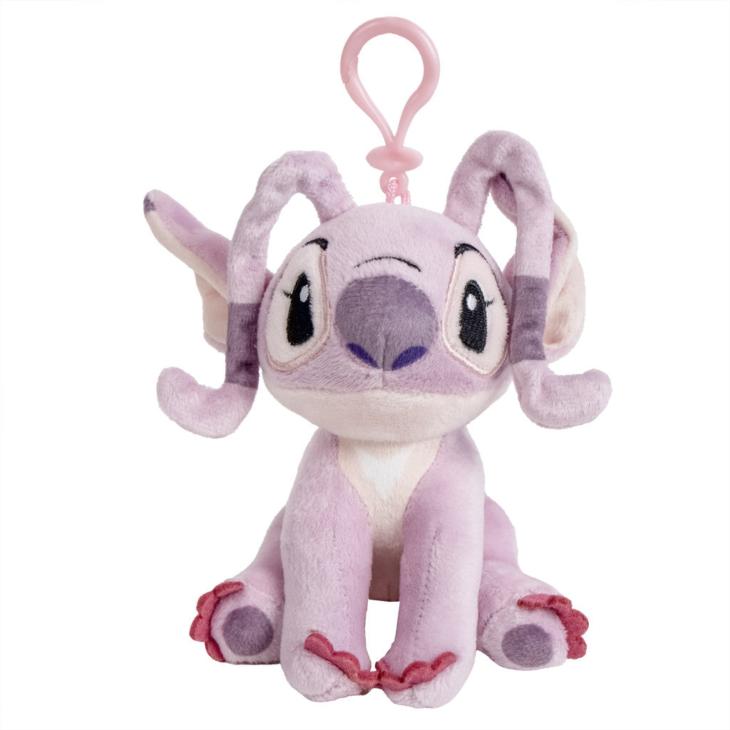 Disney Lilo un Stitch eņģeļa 3D plīša figūriņa ar āķi 14 cm