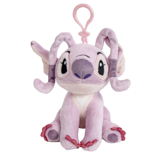 Disney Lilo un Stitch eņģeļa 3D plīša figūriņa ar āķi 14 cm