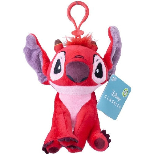 Disney Lilo un Stitch Leroy 3D plīša figūriņa ar pakaramo 14 cm