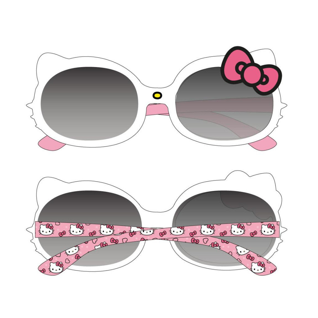 Hello Kitty baltas saulesbrilles