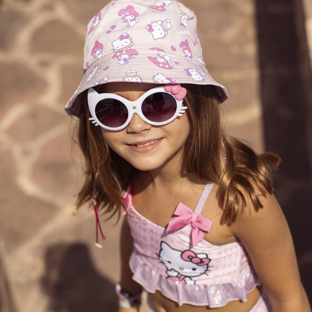 Hello Kitty baltas saulesbrilles