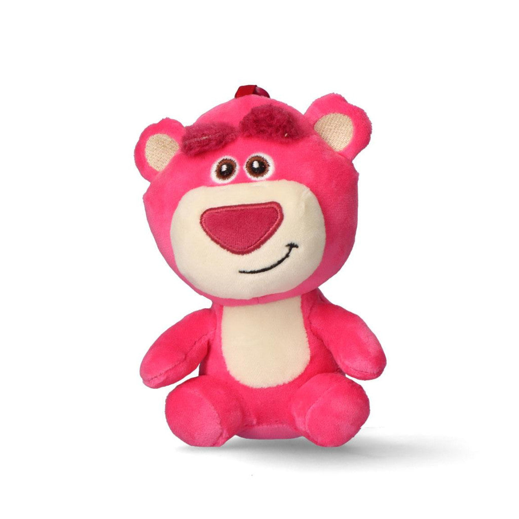 Disney Rotaļlietu stāsts Lotso 3D plīša figūriņa ar pakaramo, somas piekariņu 13 cm