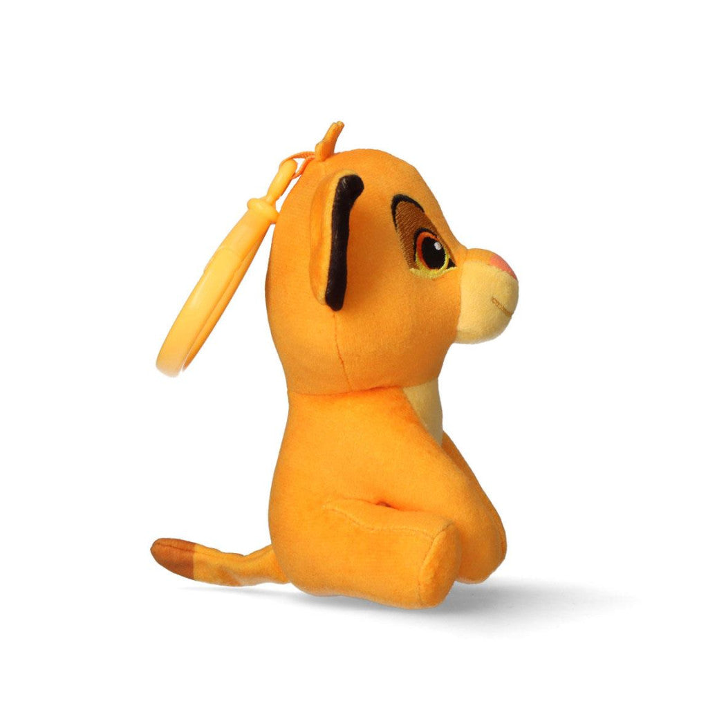 Disney Lauvu karaļa Simbas 3D plīša figūriņa ar pakaramo, somas dekorāciju 13 cm