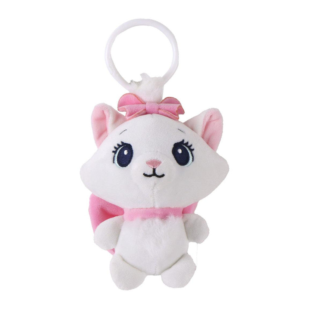 Disney Marie Pink Bow 3D plīša figūriņa ar pakaramo, somas rotājumu 13 cm