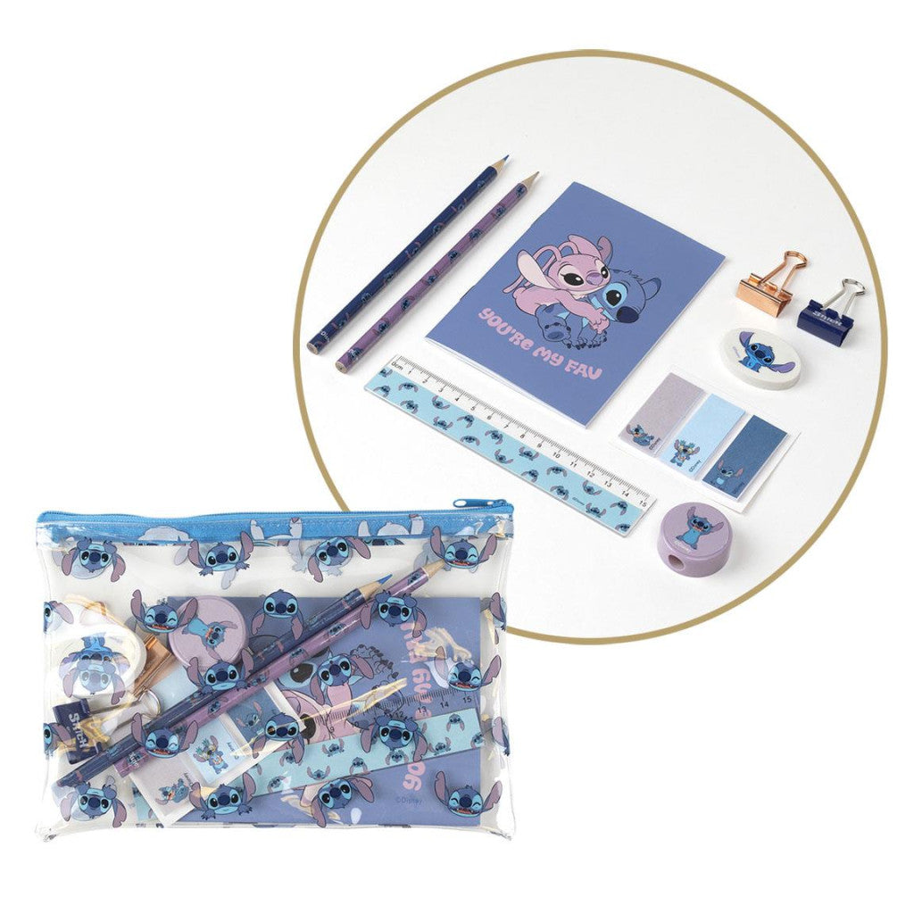 Disney Lilo un Stitch Mans mīļākais kancelejas piederumu komplekts 12 gab.